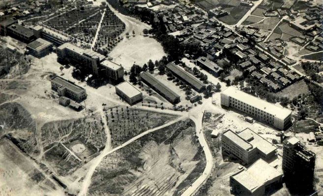 1960년대 대구캠퍼스(대명동) 건물 전경